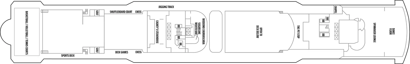 Norwegian Cruise Lines, Norwegian Jade Deck 13.png